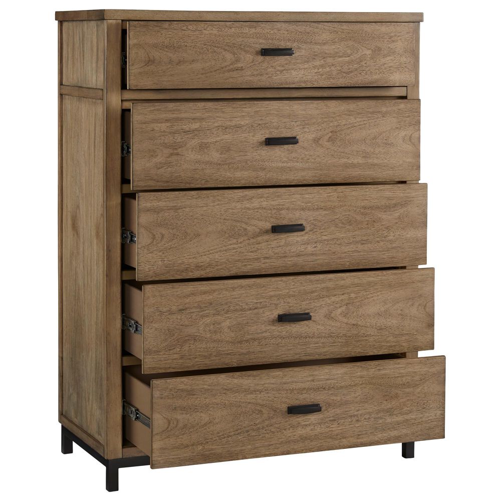 Ashley Tomtyn 5-Drawer Chest in Light Brown, , large