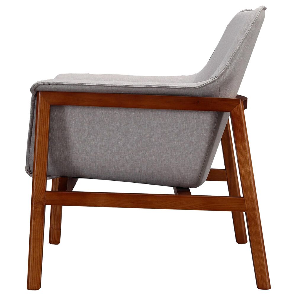 Dayton Miller Accent Chair in Grey, , large