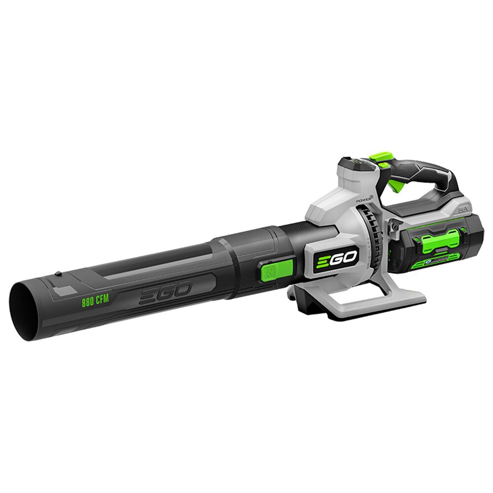 EGO 56V 880 CFM Cordless Brushless Blower with 4.0Ah Batteries and Charger in Gray and Black, , large