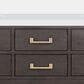 Lexora Home Norwalk 60" Double Bathroom Vanity in Brown Oak with White Cultured Marble Top  and Rectangle Sink, , large