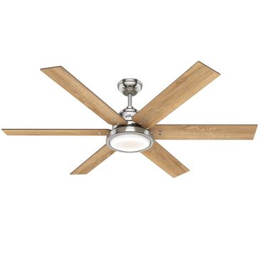 Hunter Warrant 60" Ceiling Fan in Brushed Nickel, , large