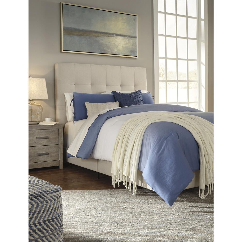 Ashley Culverbach Queen Upholstered Bed in Beige, , large