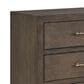 Furniture Worldwide Montclair 4-Piece Queen Panel Bedroom Set in Embossed Cocoa and Smoked Gold, , large