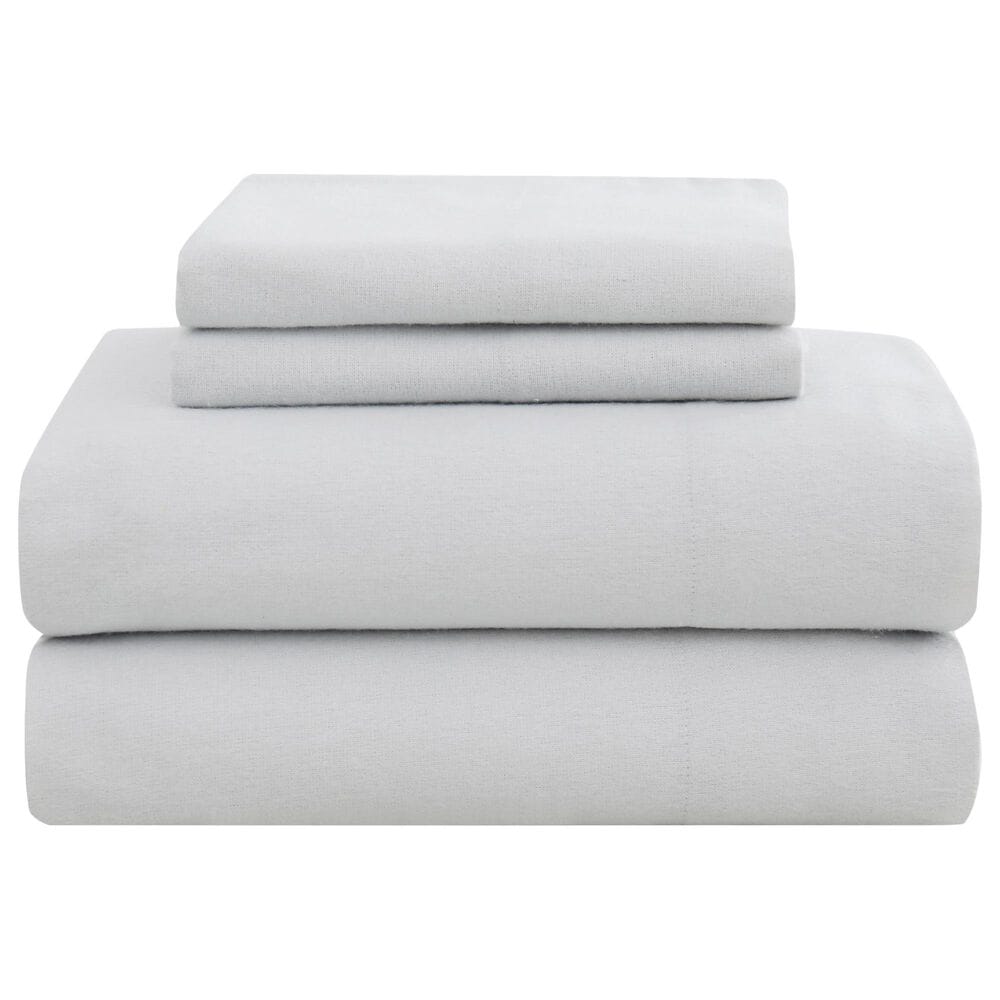 Pem America Truly Soft 4-Piece Queen Sheet Set in Grey, , large
