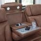 Ashley Point Clear Power Reclining Sofa in Caramel, , large