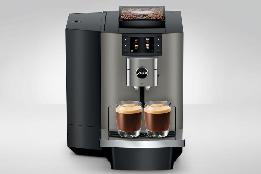 Jura X10 169.1 Oz Automatic Coffee Maker in Dark Inox, , large