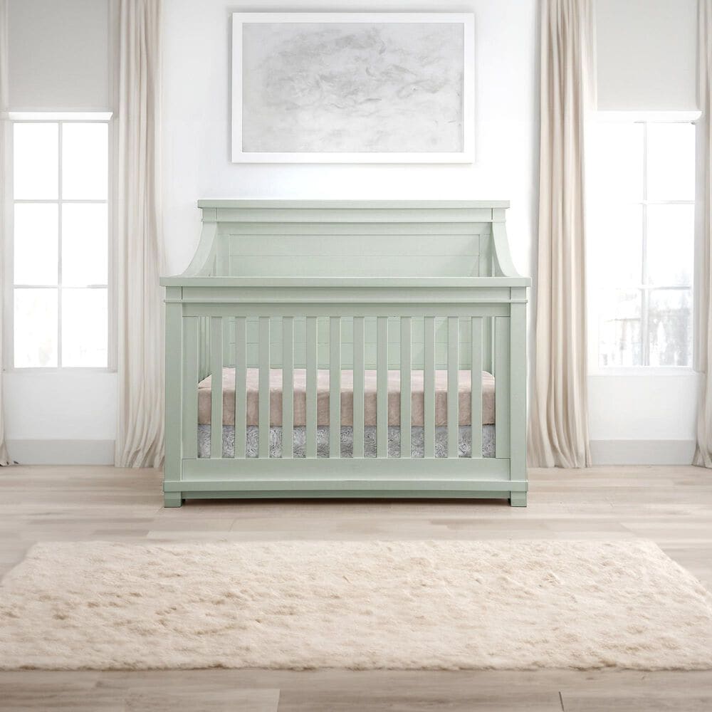 Baby Appleseed Rowan 4-In-1 Convertible Crib in Sage, , large