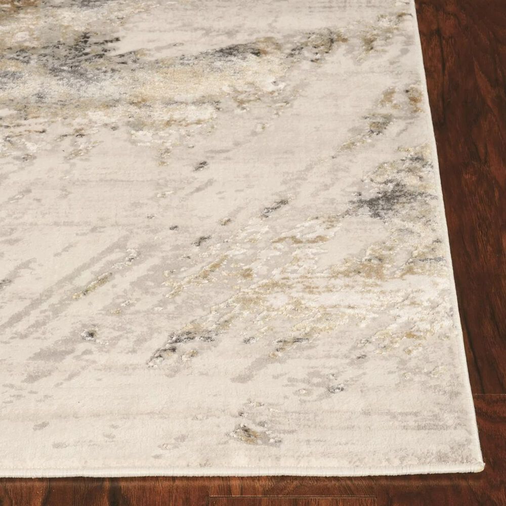 Kas Oriental Rugs Generations Inspire 2'2" x 7'11" Grey and Beige