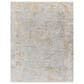 Surya Dresden Medium Gray, White, Light Slate, Gray, Mustard and Denim 12" x 15" Area Rug, , large