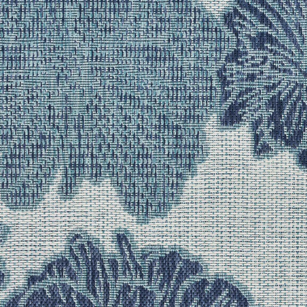 Nourison Garden Oasis Floral Blue 4&#39; x 6&#39; Indoor/Outdoor Area Rug, , large
