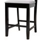 Baxton Studio Devon Counter Height Pub Chair with Grey Cushion in Espresso Brown (Set of 2), , large