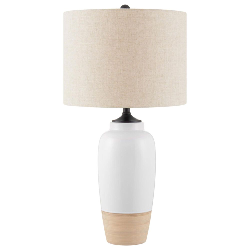 Lite Source Lynelle Table Lamp in White, , large
