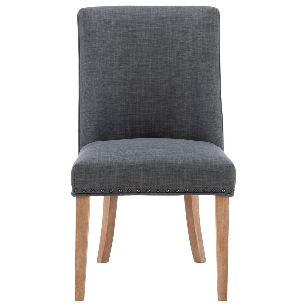 Linon Home Decor Adler Side Chair with Neutral Fabric Cushion in Natural, , large