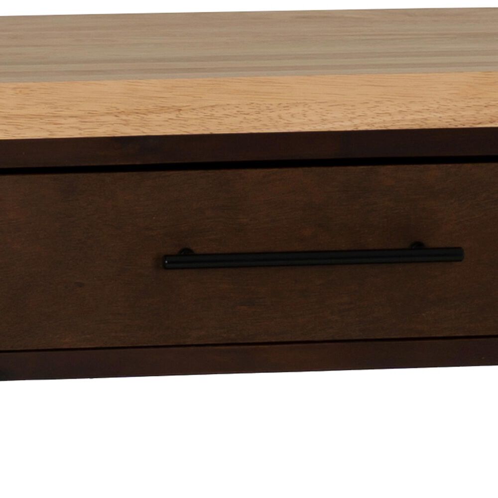 Linon Home Decor Lennix Kitchen Cart in Brown and Natural, , large