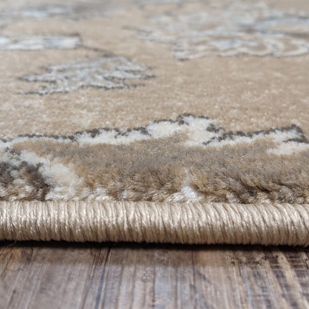 Radici USA Pisa 3475 Beige 5'3" x 7'3" Area Rug, , large