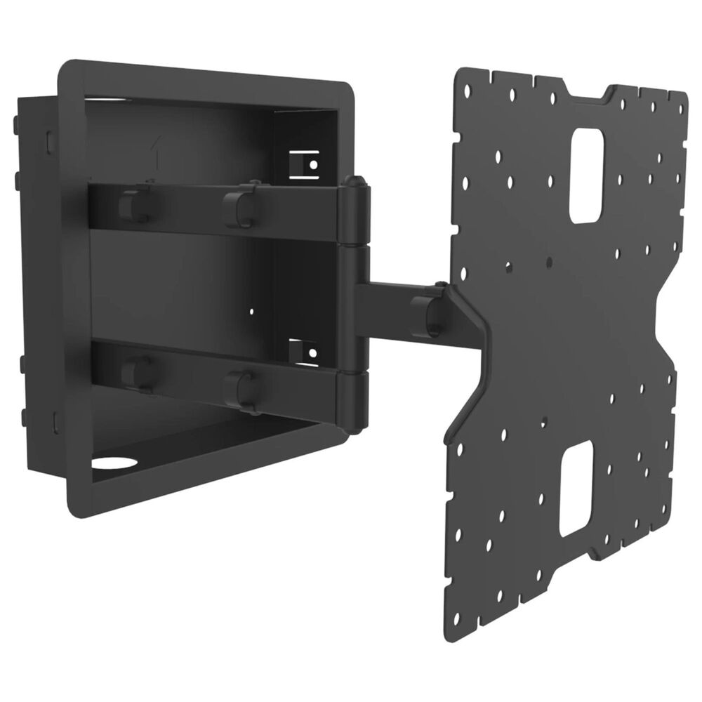 Kanto Pro Series Recessed TV In-Wall Mount for 35" - 65" TVs in Black, , large