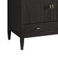 James Martin Vanities Myrrin 36" Vanity in Carbon Oak with 3 cm Carrara White Marble Top, , large