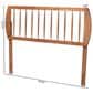 Baxton Studio Norman Full Slat Headboard in Ash Walnut, , large