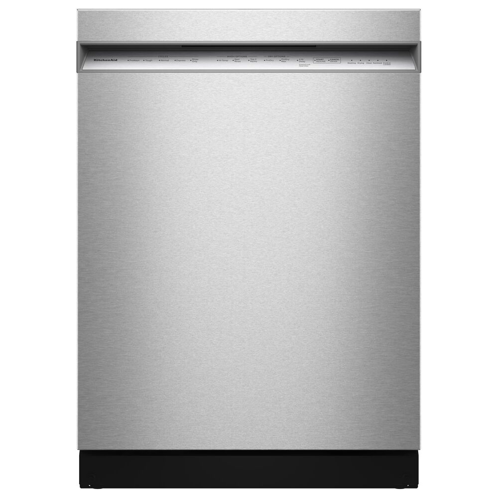 KitchenAid 24" Max Jets Third Rack Dishwasher with Front Control ProDry System in PrintShield Stainless, , large