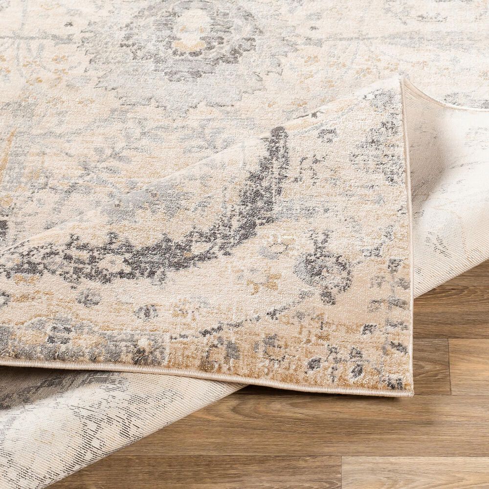 Surya Indigo 8&#39;7&quot; x 12&#39;4&quot; Charcoal, Beige, Black, Gray, Mustard and Off-White Area Rug, , large