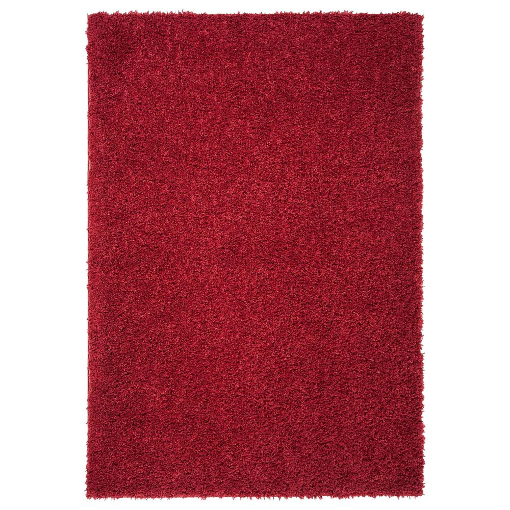 Safavieh August Shag  3" x 5" Red Area Rug, , large
