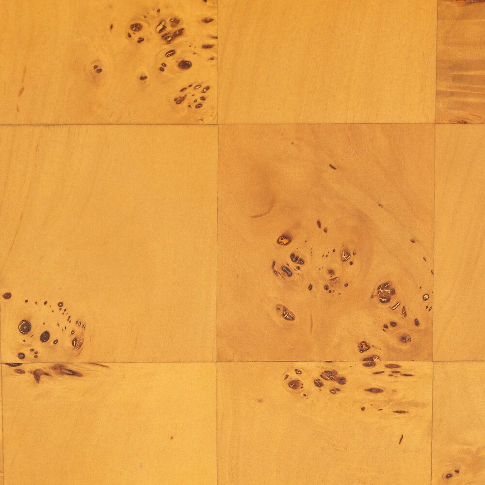 Baxton Studio Azmi 2-Drawer Nightstand in Light Mappa Burl, , large