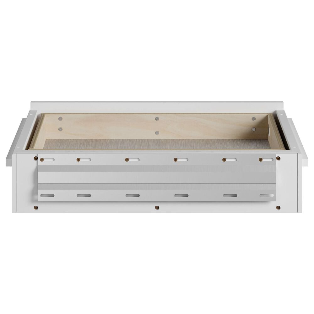 James Martin Bellshire 24" Makeup Counter Drawer Unit in Bright White, , large