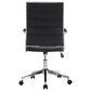 Zuo Modern Liderato Office Chair in Black and Silver, , large