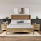 Shannon Hills Davie King Wood Panel Bed in Pale Oak, , large