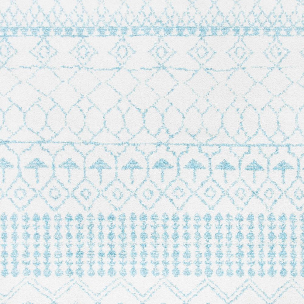 Safavieh Tulum 2&#39; x 9&#39; Ivory and Turquoise Runner, , large
