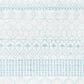 Safavieh Tulum 2" x 9" Ivory and Turquoise Runner, , large