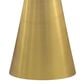 COAST Avon Round End Table in Gold and White, , large