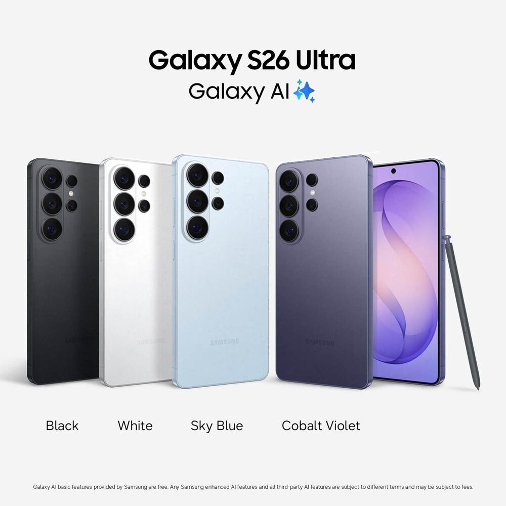 Samsung Galaxy S26 Ultra 512GB (Unlocked) - Cobalt Violet (Available Now), , large