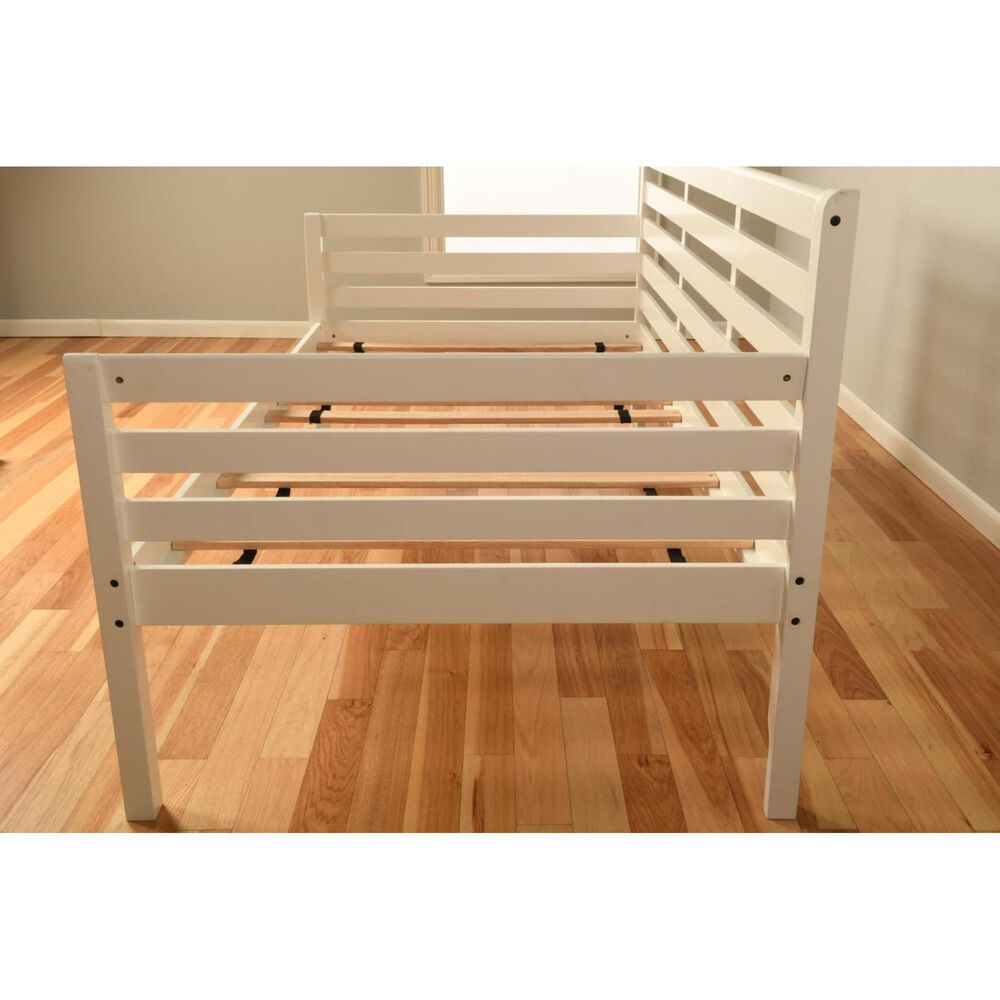 Kodiak Furniture Boho Daybed Frame Only in White, , large