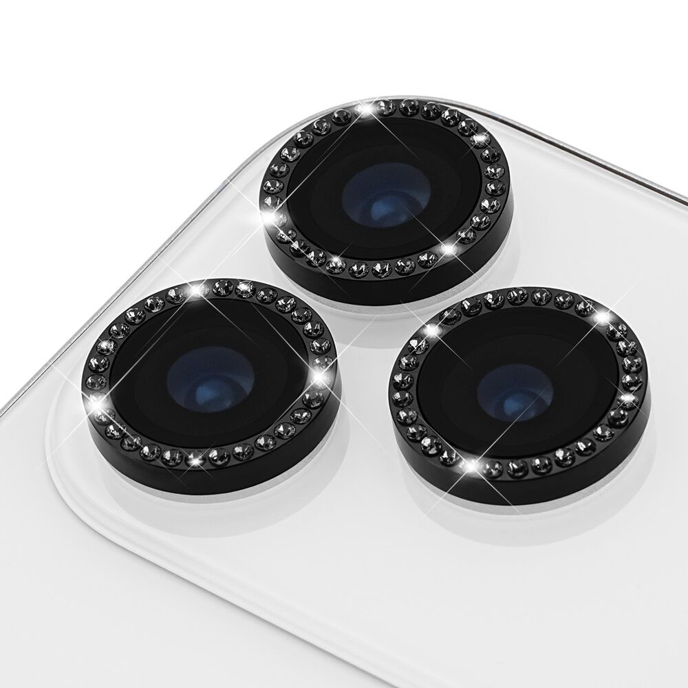 Kate Spade Aluminum Ring Camera Lens Glass Protector for Apple iPhone 17 Pro/17 Pro Max Set in Stone Nightfall, , large