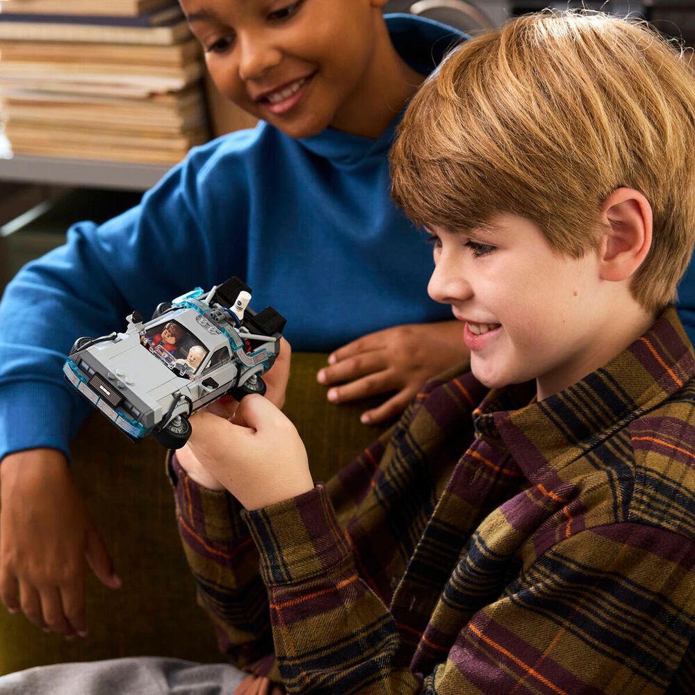 LEGO Speed Champions Time Machine from Back to the Future Building Set, , large