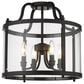 Golden Lighting Payton Semi-Flush in Matte Black, , large