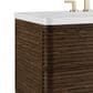 James Martin Allamari 36" Single Bathroom Vanity in Sable with 3 cm White Zeus Silestone Top and Rectangular Sink, , large
