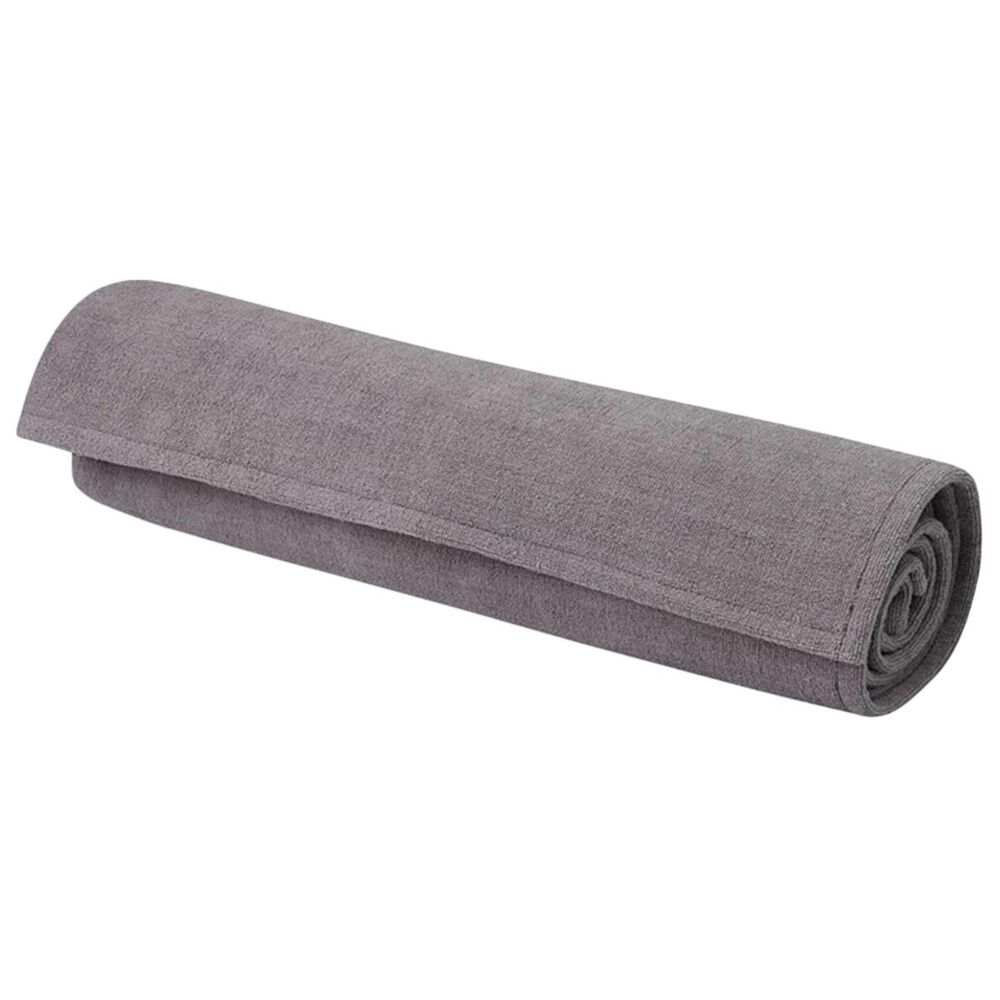 Gaiam Grippy Yoga Towel in Gray and Citron, , large
