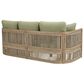 Ashley Serena Shores Patio Sofa in Green, , large