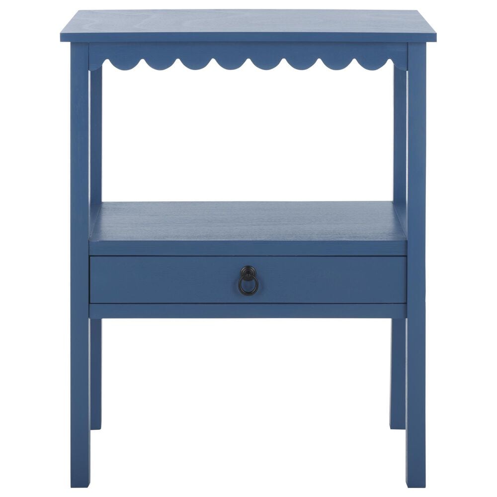 Safavieh Haven Low Drawer End Table in Blue, , large