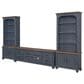 Legends Furniture Americana Bookcase Pier in Corduroy Blue, , large