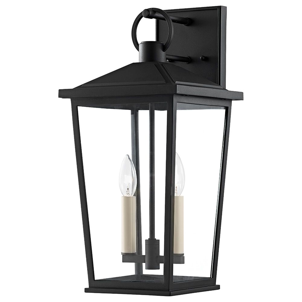 Troy Lighting Soren 20" 2-Light Exterior Wall Sconce in Texture Black, , large