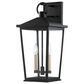 Troy Lighting Soren 20" 2-Light Exterior Wall Sconce in Texture Black, , large