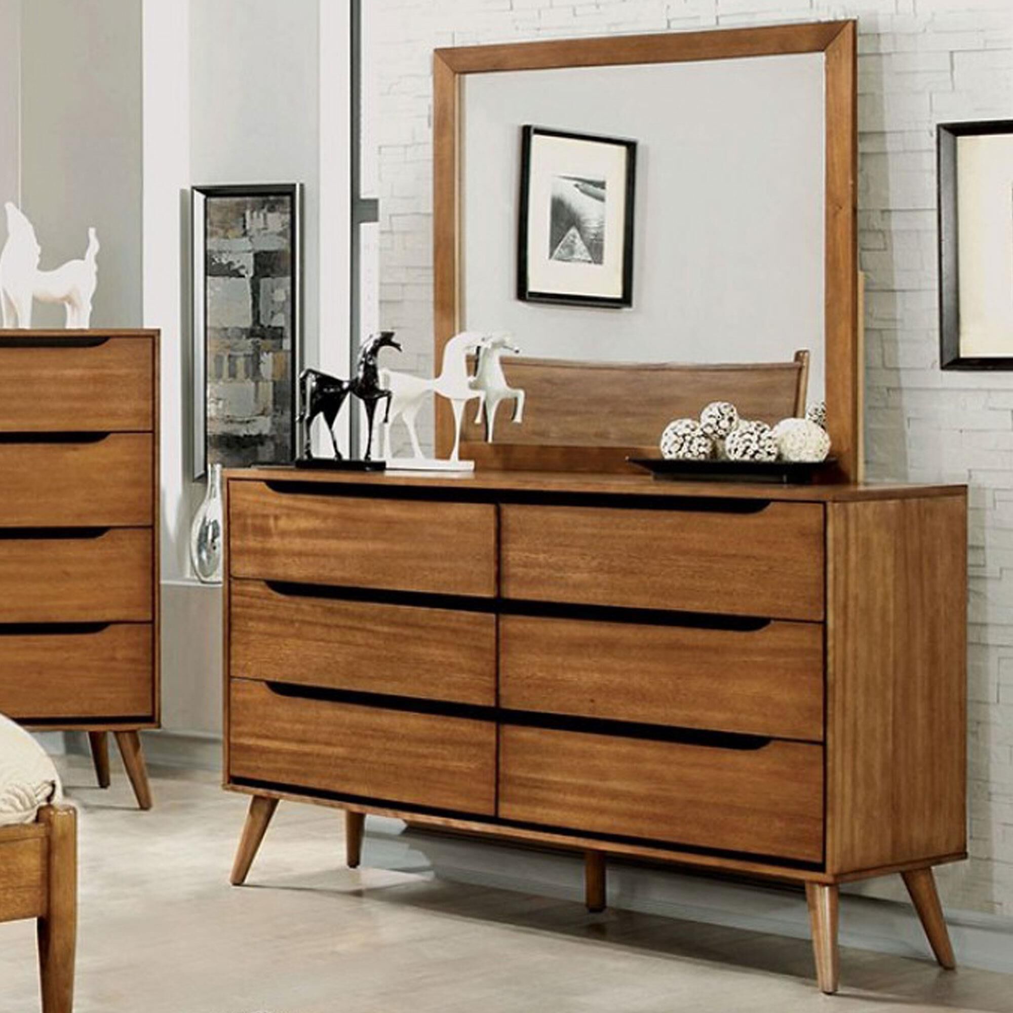 Serta mid century modern 3 discount drawer dresser with changing top