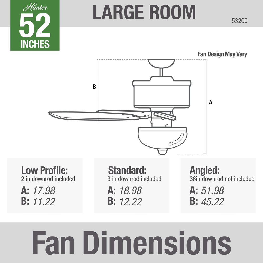 Hunter Italian Countryside 52&quot; Ceiling Fan with Lights in Cocoa, , large