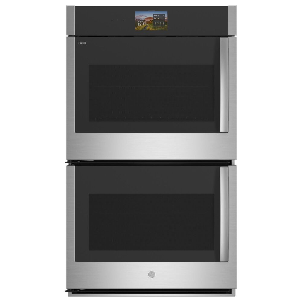GE Profile 30" Smart Built-in Convection Double Wall Oven with Left-Hand Side-Swing Doors in Stainless Steel, , large