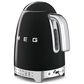 Smeg 1.7L Stainless Steel Retro Style Electric Kettle in Black, , large
