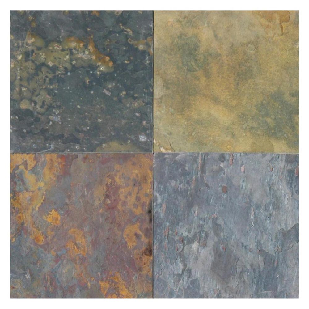 MS International SLATE Multi Classic 12" x 12" Natural Stone Tile, , large