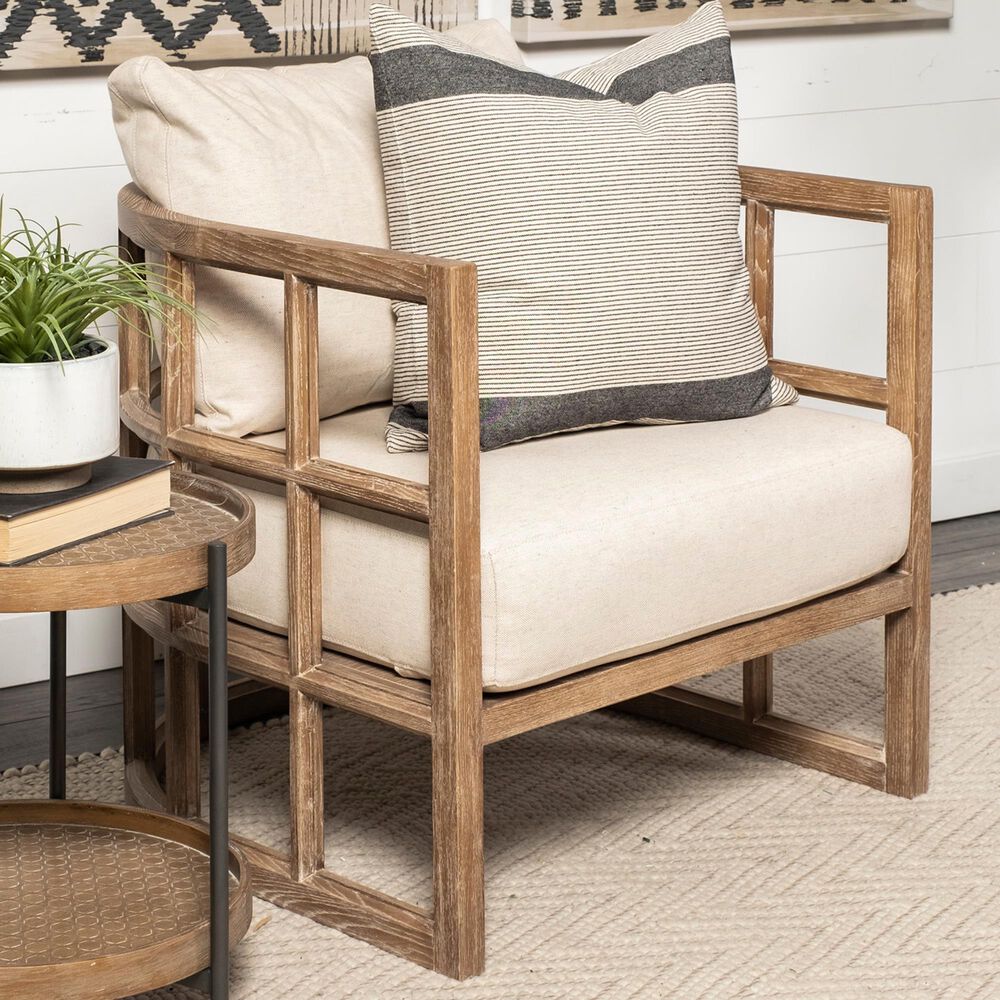 Mercana Skylar II Chair in Light Ash and Off White, , large